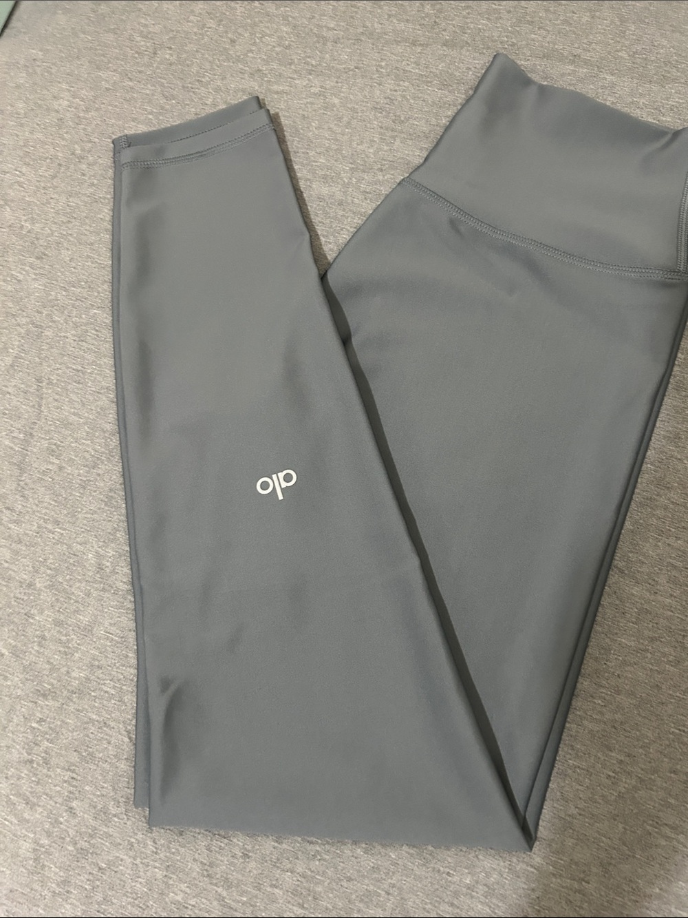 ALO Airlift Yoga Charcoal Gray High-Waist Leggings